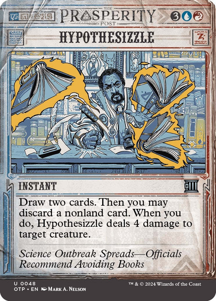 Image for Hypothesizzle (48) [Outlaws of Thunder Junction: Breaking News] - Magic: The Gathering