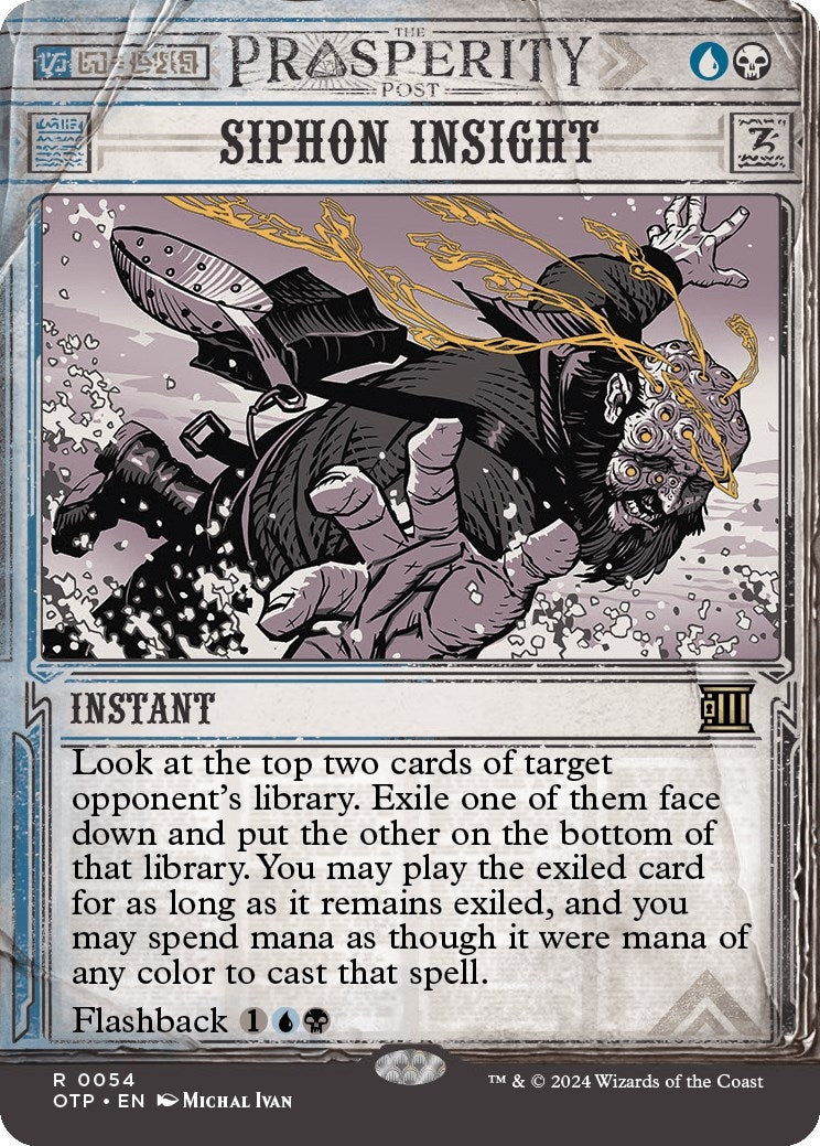 Image for Siphon Insight (54) [Outlaws of Thunder Junction: Breaking News] - Magic: The Gathering