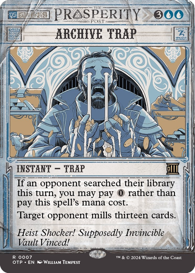 Image for Archive Trap (7) [Outlaws of Thunder Junction: Breaking News] - Magic: The Gathering