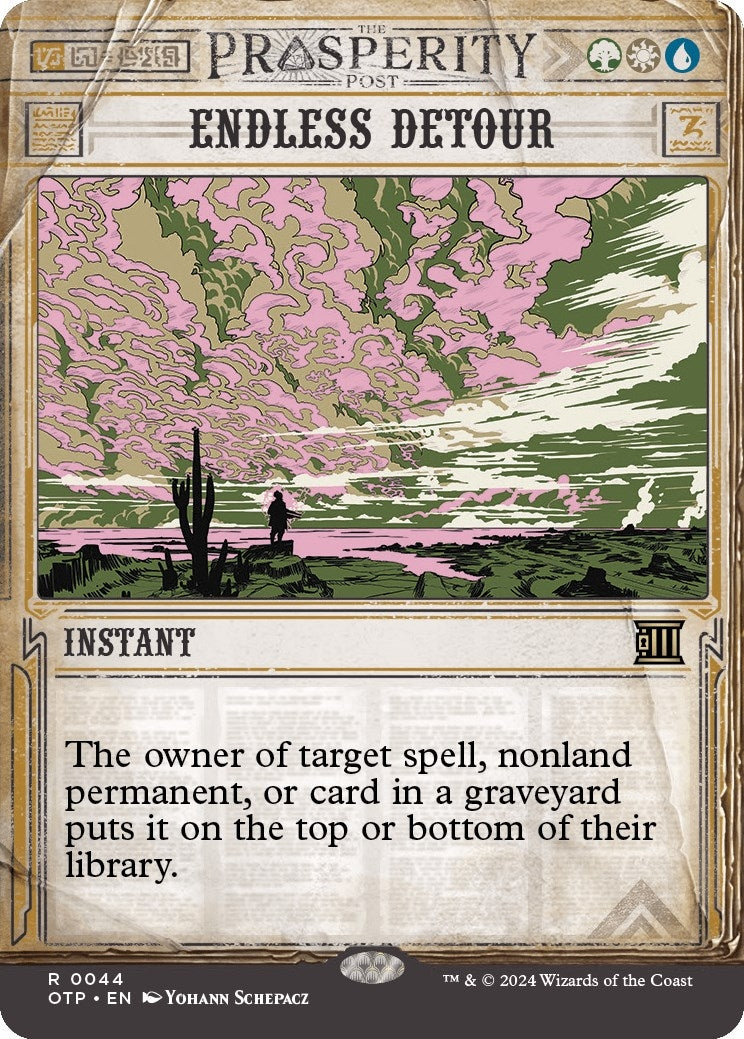 Image for Endless Detour (44) [Outlaws of Thunder Junction: Breaking News] - Magic: The Gathering