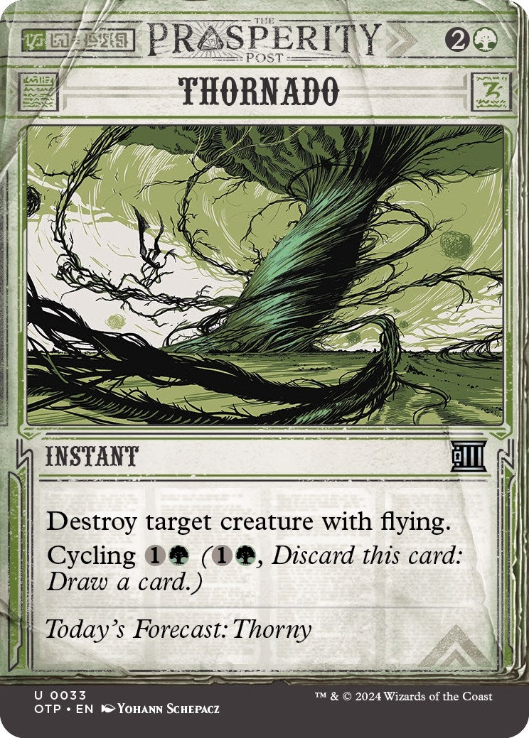 Image for Thornado (33) [Outlaws of Thunder Junction: Breaking News] - Magic: The Gathering