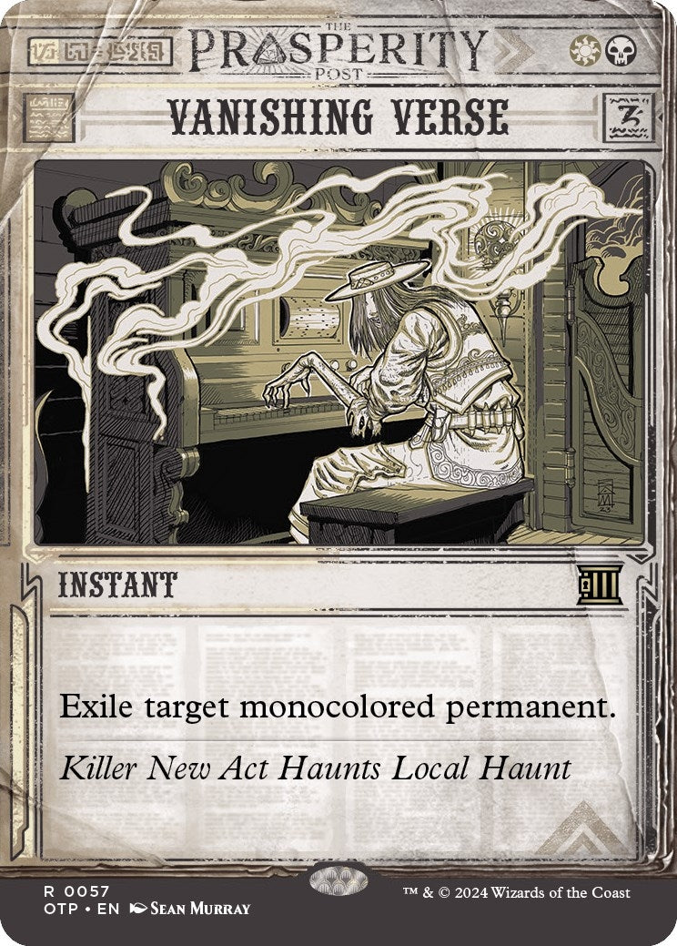Image for Vanishing Verse (57) [Outlaws of Thunder Junction: Breaking News] - Magic: The Gathering
