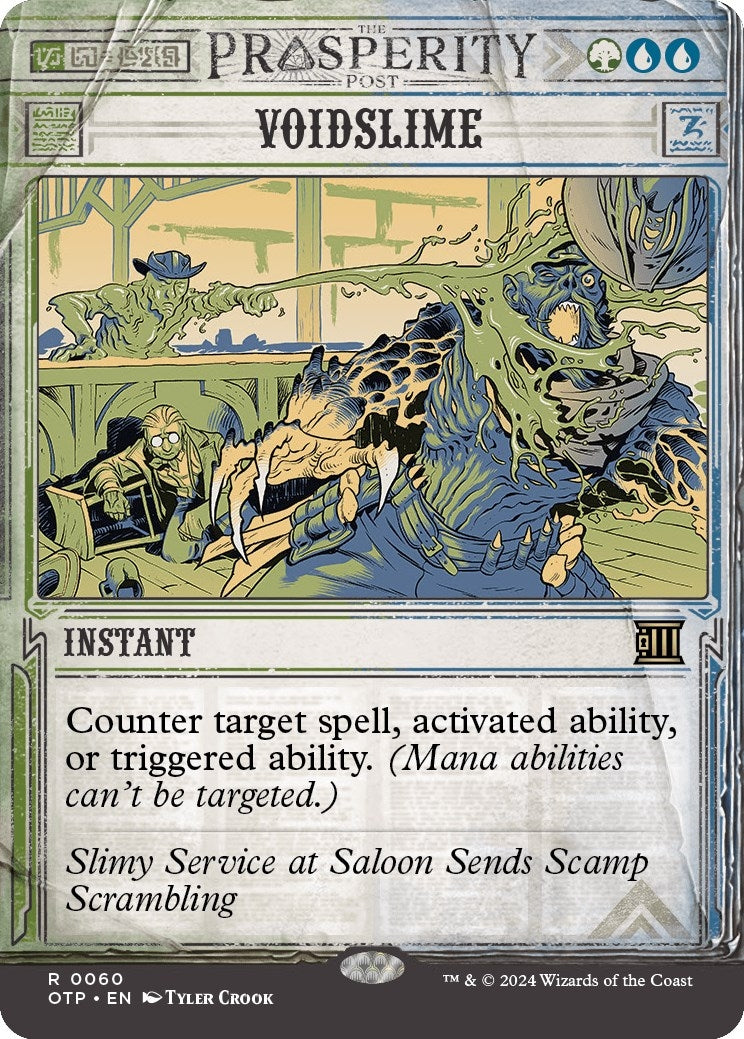Image for Voidslime (60) [Outlaws of Thunder Junction: Breaking News] - Magic: The Gathering
