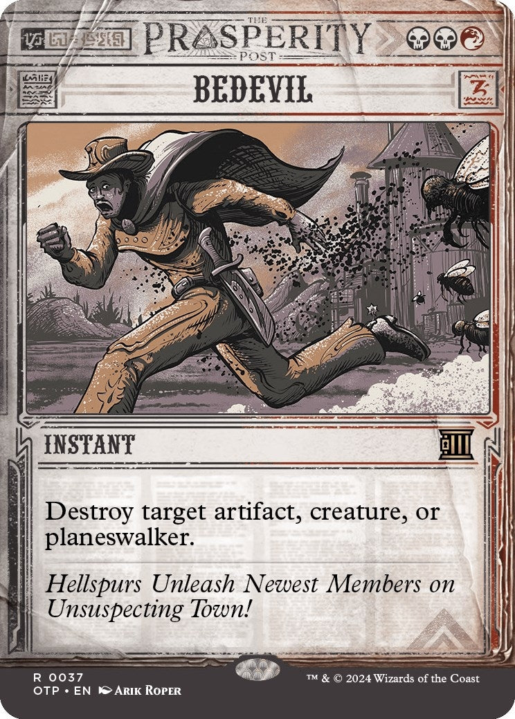 Image for Bedevil (37) [Outlaws of Thunder Junction: Breaking News] - Magic: The Gathering