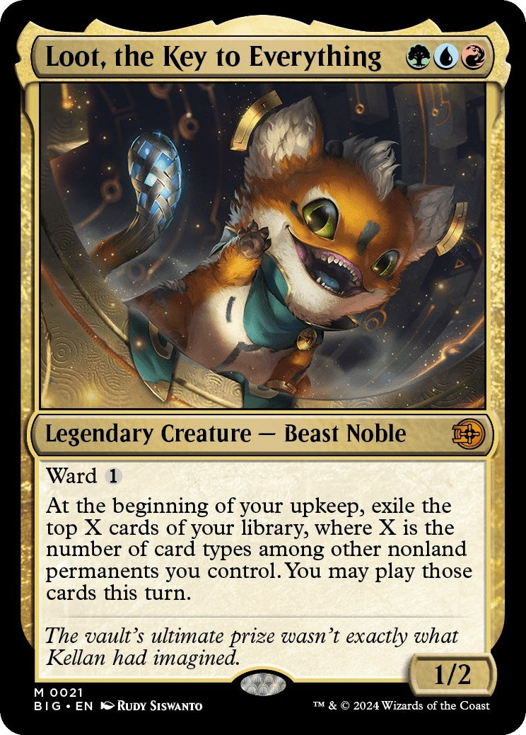 Image for Loot, the Key to Everything (21) [Outlaws of Thunder Junction: The Big Score] - Magic: The Gathering