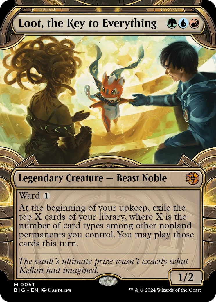 Image for Loot, the Key to Everything (Showcase) (51) [Outlaws of Thunder Junction: The Big Score] - Magic: The Gathering