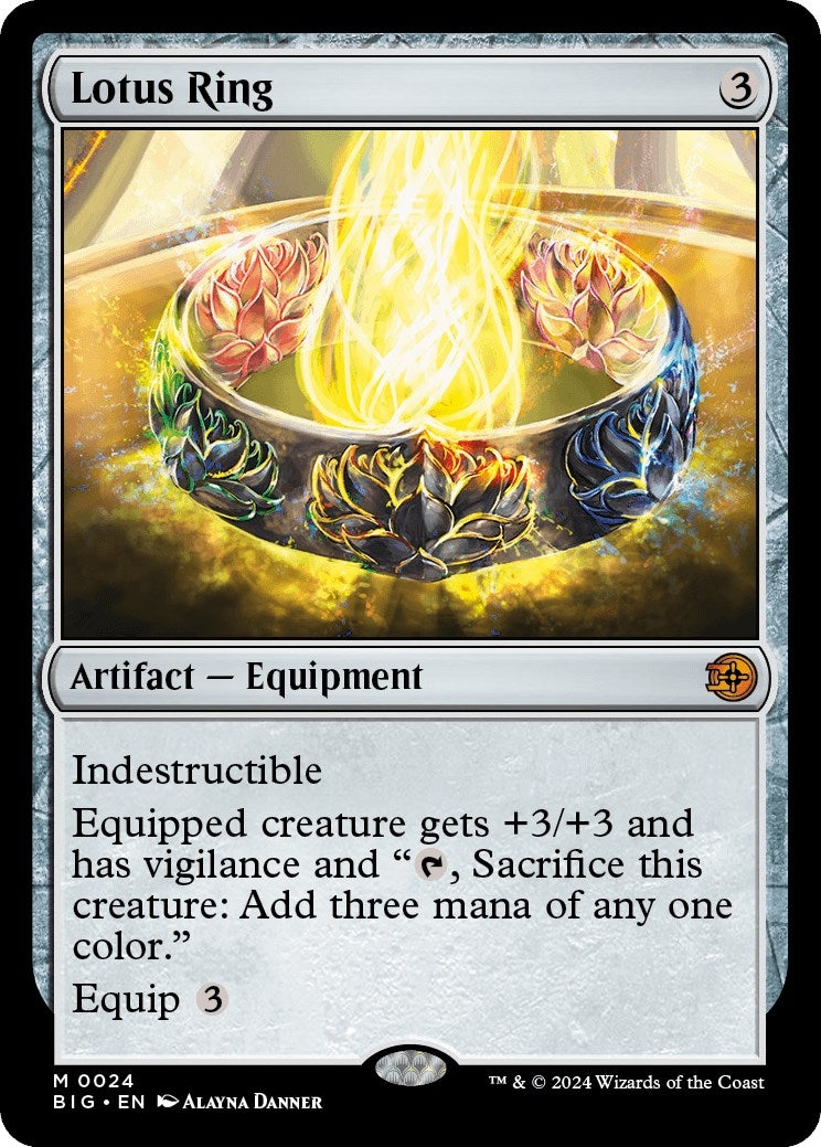 Image for Lotus Ring (24) [Outlaws of Thunder Junction: The Big Score] - Magic: The Gathering