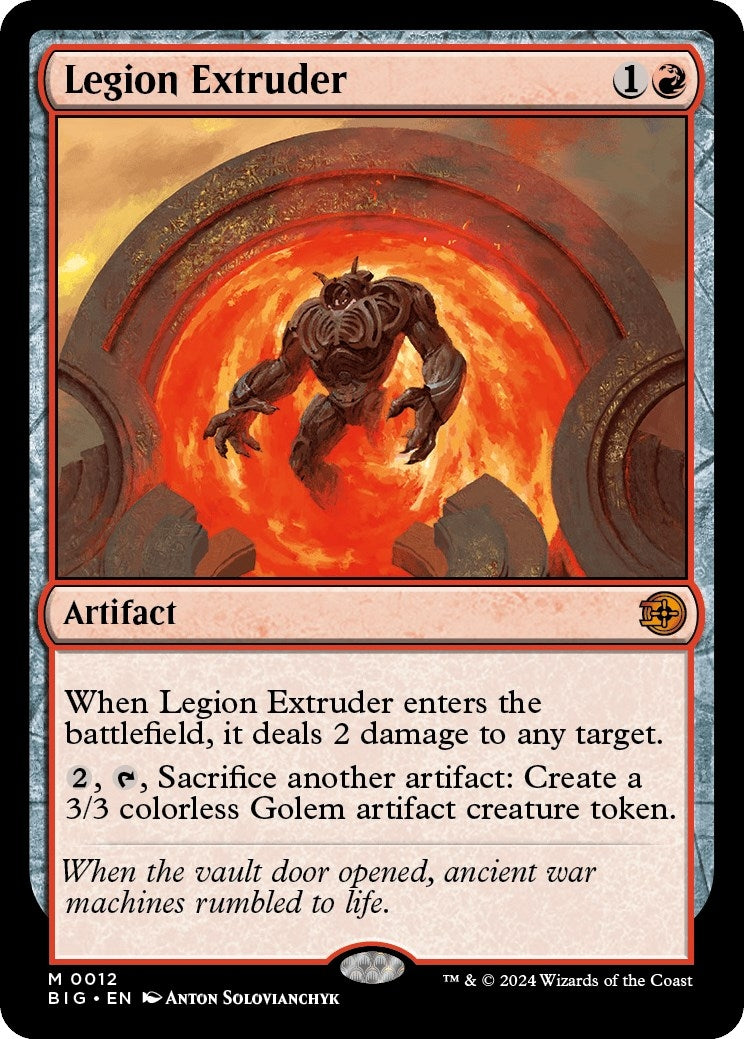 Image for Legion Extruder (12) [Outlaws of Thunder Junction: The Big Score] - Magic: The Gathering