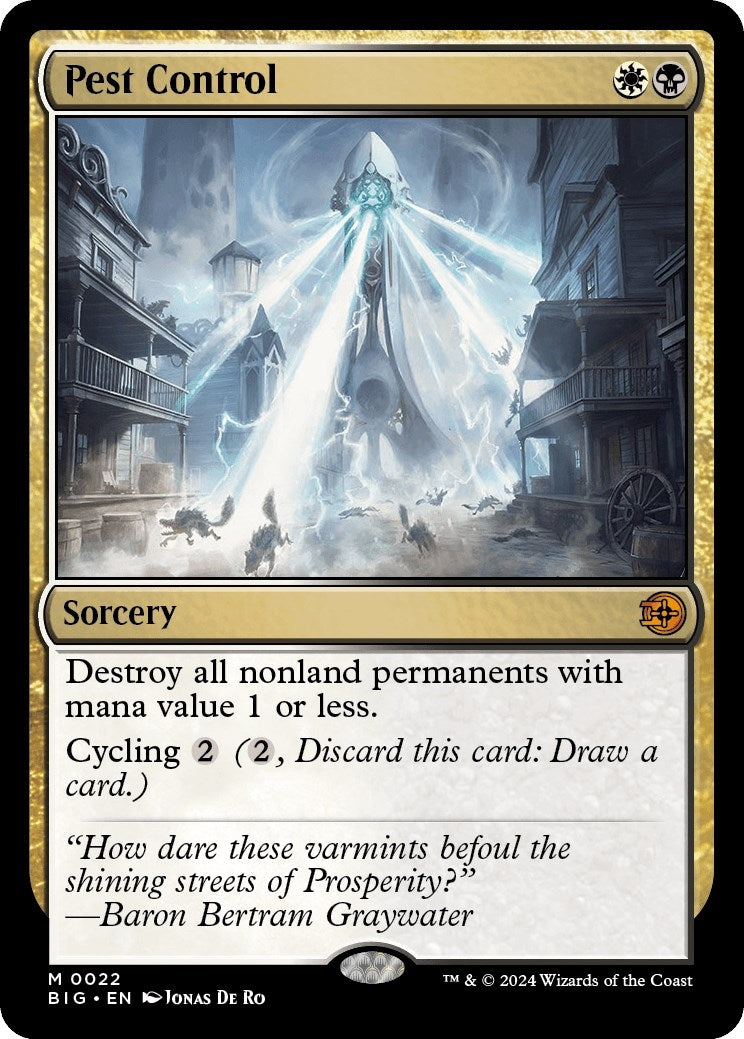 Image for Pest Control (22) [Outlaws of Thunder Junction: The Big Score] - Magic: The Gathering