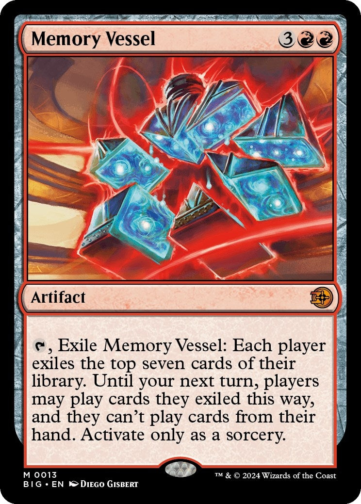 Image for Memory Vessel (13) [Outlaws of Thunder Junction: The Big Score] - Magic: The Gathering
