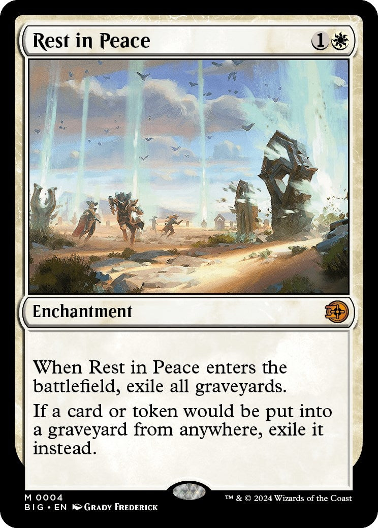 Image for Rest in Peace (4) [Outlaws of Thunder Junction: The Big Score] - Magic: The Gathering