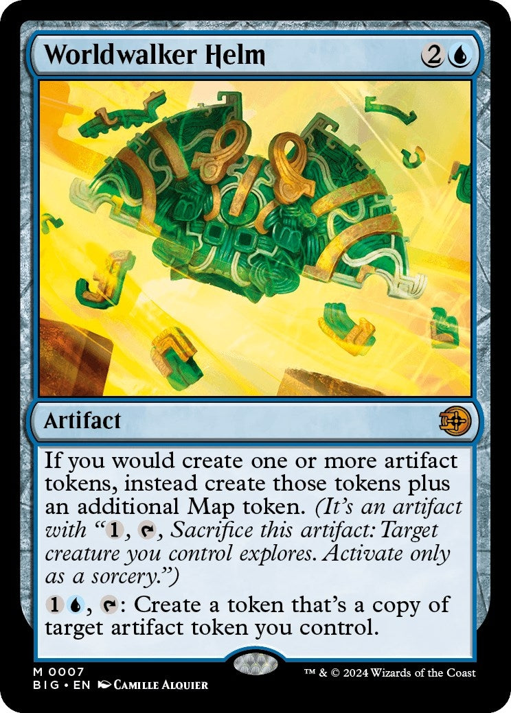 Image for Worldwalker Helm (7) [Outlaws of Thunder Junction: The Big Score] - Magic: The Gathering