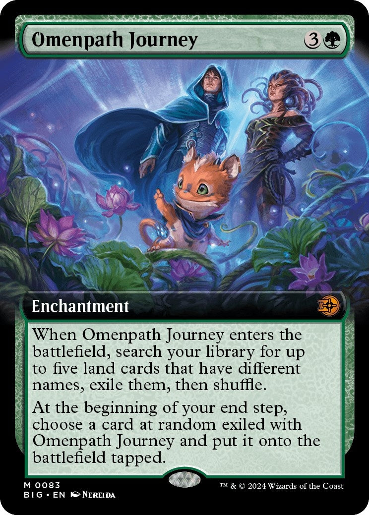 Image for Omenpath Journey (Extended Art) (83) [Outlaws of Thunder Junction: The Big Score] - Magic: The Gathering