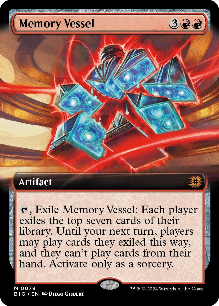 Image for Memory Vessel (Extended Art) (78) [Outlaws of Thunder Junction: The Big Score] - Magic: The Gathering