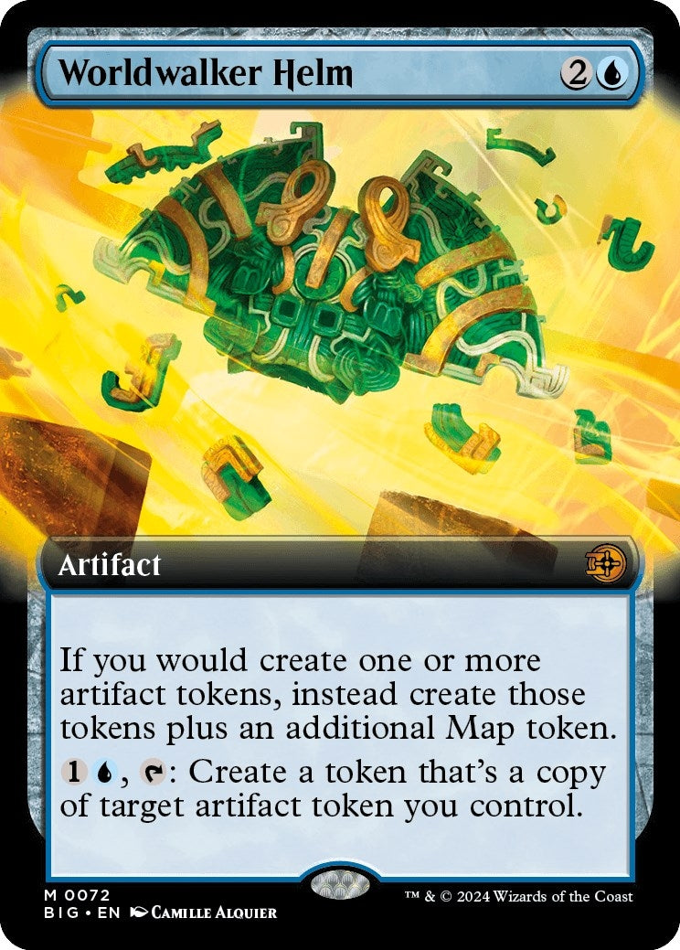 Image for Worldwalker Helm (Extended Art) (72) [Outlaws of Thunder Junction: The Big Score] - Magic: The Gathering