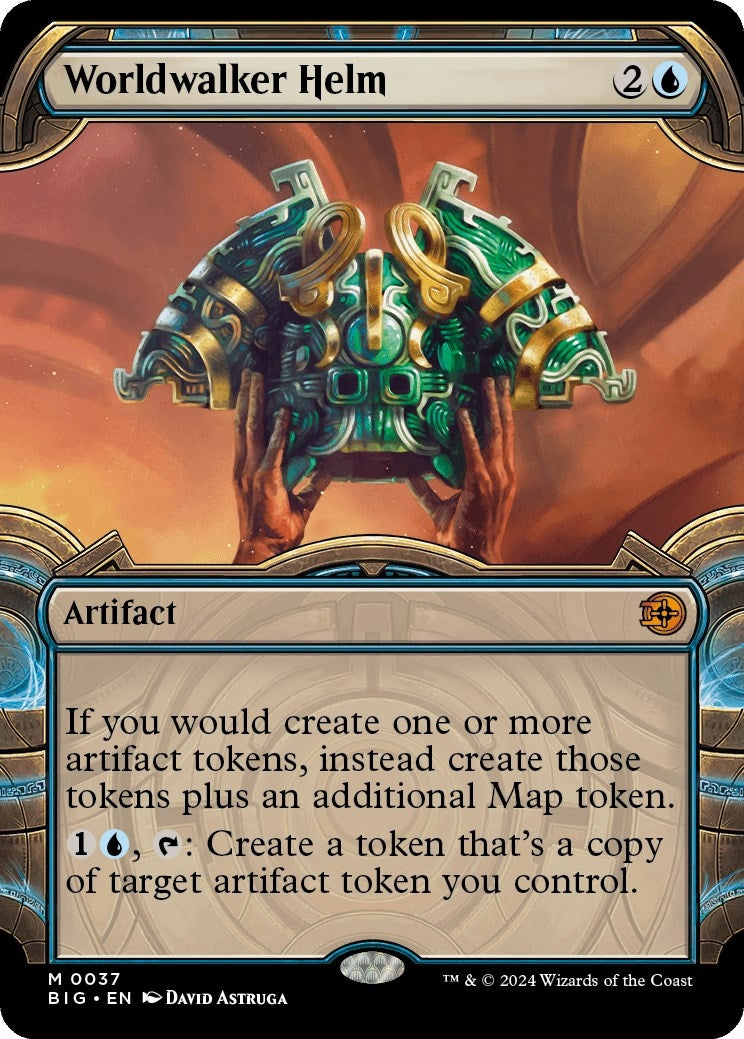 Image for Worldwalker Helm (Showcase) (37) [Outlaws of Thunder Junction: The Big Score] - Magic: The Gathering