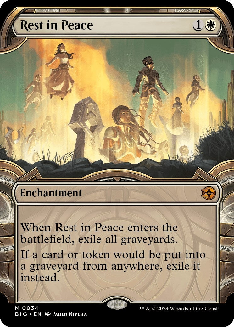 Image for Rest in Peace (Showcase) (34) [Outlaws of Thunder Junction: The Big Score] - Magic: The Gathering