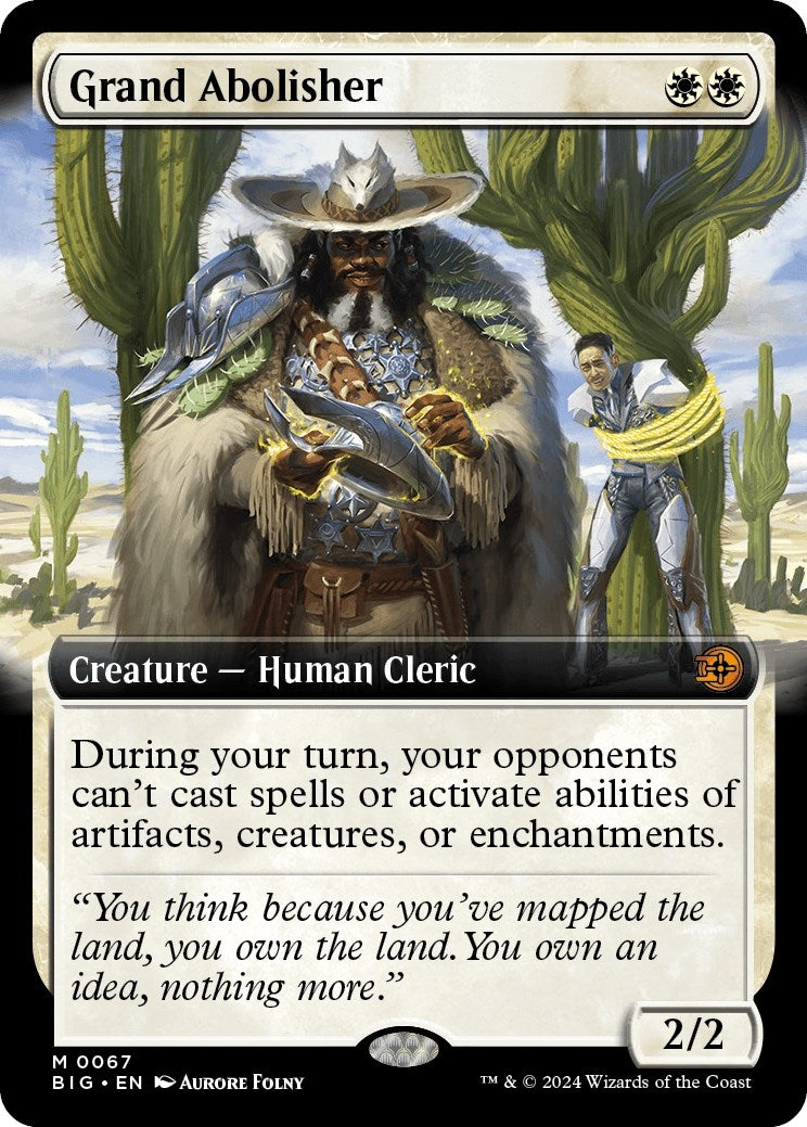 Image for Grand Abolisher (Extended Art) (67) [Outlaws of Thunder Junction: The Big Score] - Magic: The Gathering