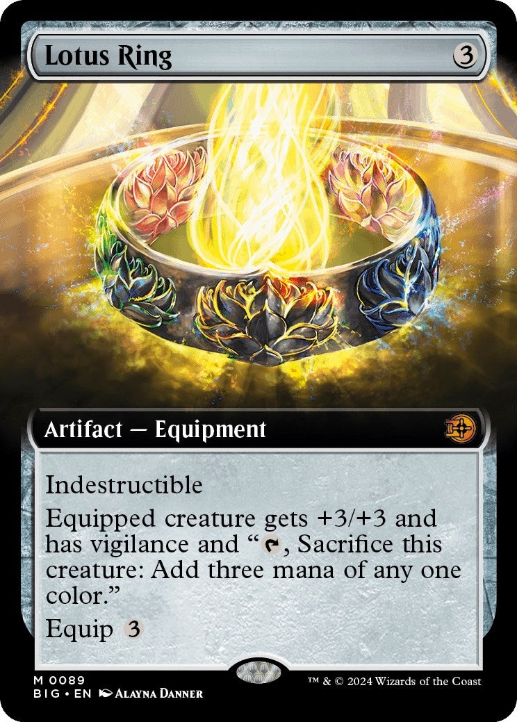 Image for Lotus Ring (Extended Art) (89) [Outlaws of Thunder Junction: The Big Score] - Magic: The Gathering