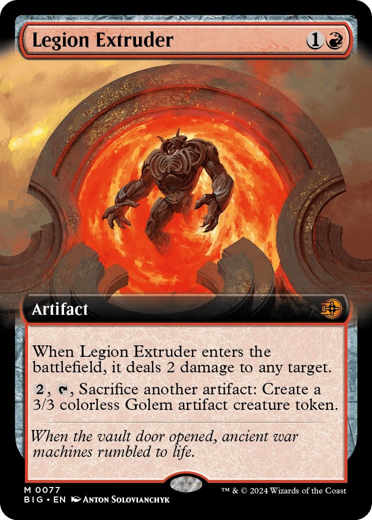 Image for Legion Extruder (Extended Art) (77) [Outlaws of Thunder Junction: The Big Score] - Magic: The Gathering