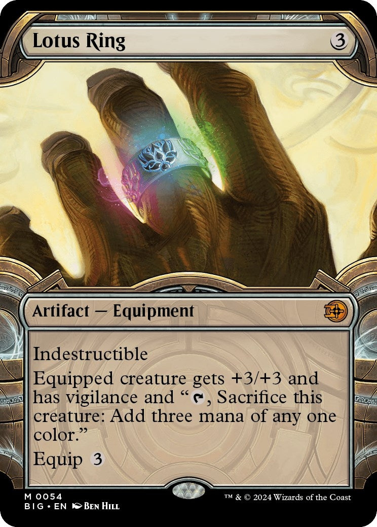 Image for Lotus Ring (Showcase) (54) [Outlaws of Thunder Junction: The Big Score] - Magic: The Gathering