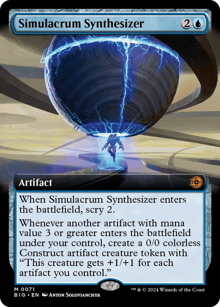 Image for Simulacrum Synthesizer (Extended Art) (71) [Outlaws of Thunder Junction: The Big Score] - Magic: The Gathering