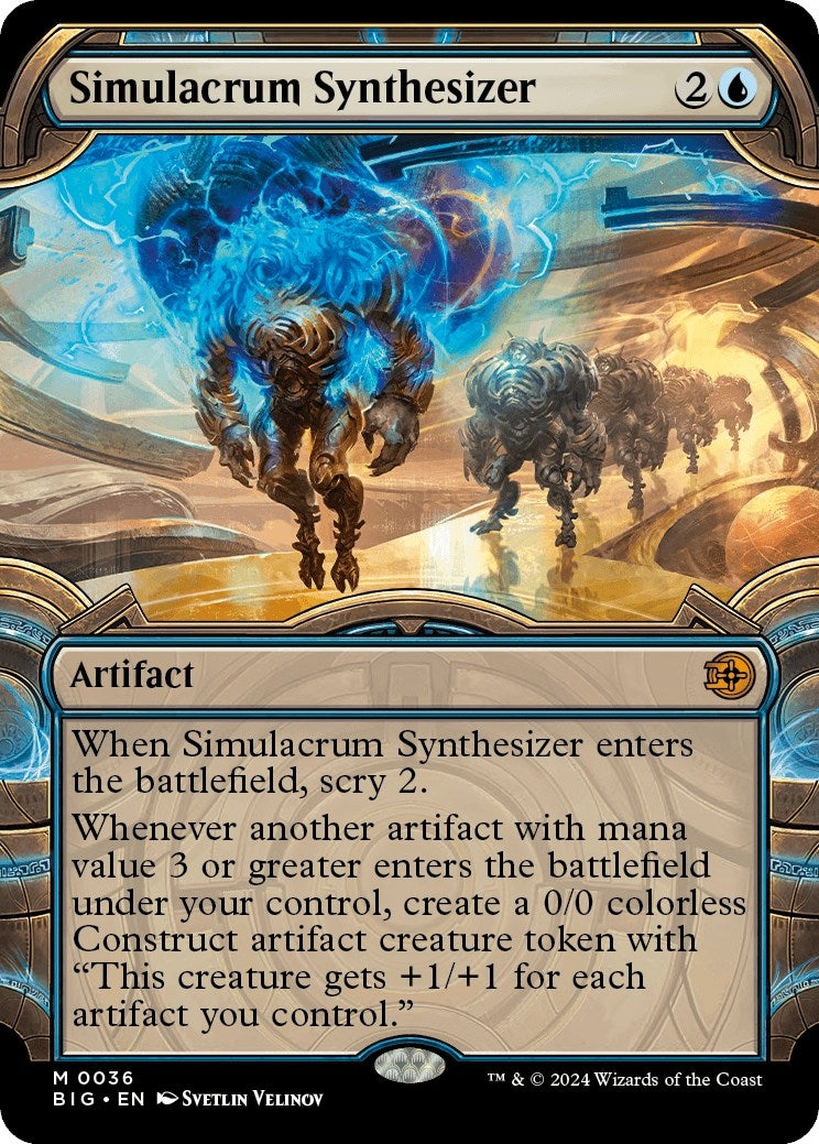 Image for Simulacrum Synthesizer (Showcase) (36) [Outlaws of Thunder Junction: The Big Score] - Magic: The Gathering