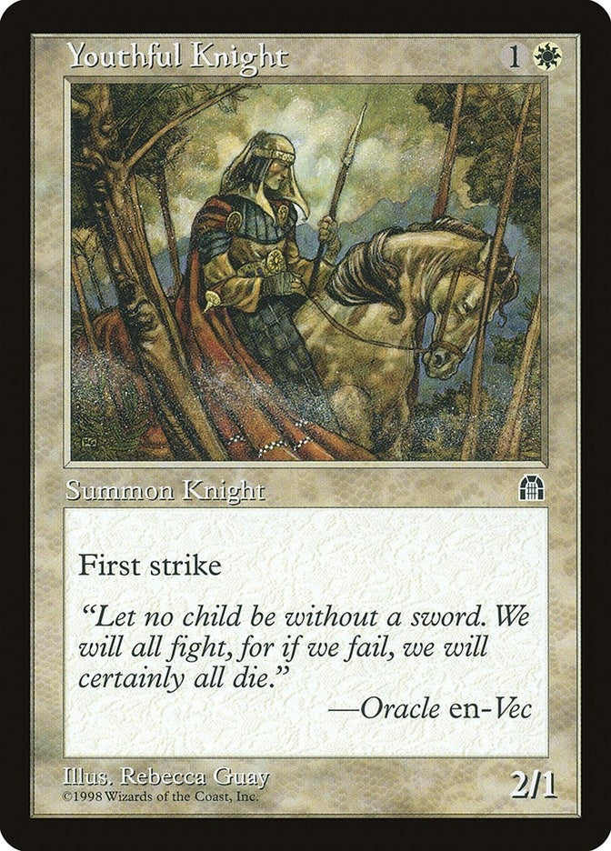 Image for Youthful Knight [Stronghold] - Magic: The Gathering