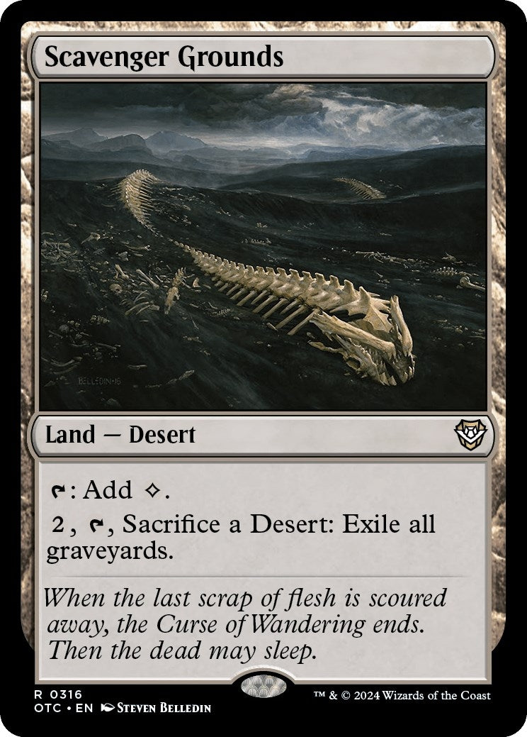 Image for Scavenger Grounds (316) [Outlaws of Thunder Junction] - Magic: The Gathering