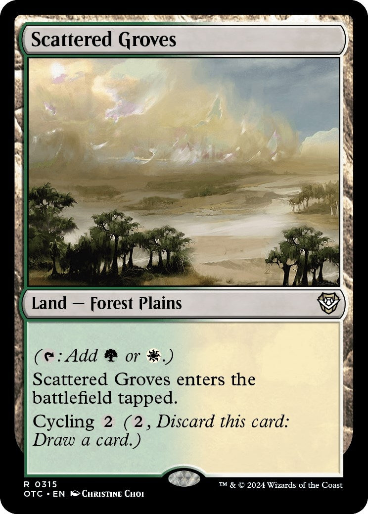 Image for Scattered Groves (315) [Outlaws of Thunder Junction] - Magic: The Gathering