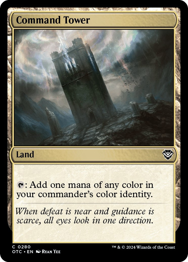 Image for Command Tower (280) [Outlaws of Thunder Junction] - Magic: The Gathering