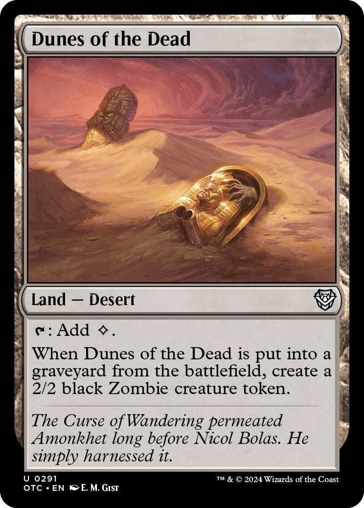 Image for Dunes of the Dead (291) [Outlaws of Thunder Junction] - Magic: The Gathering