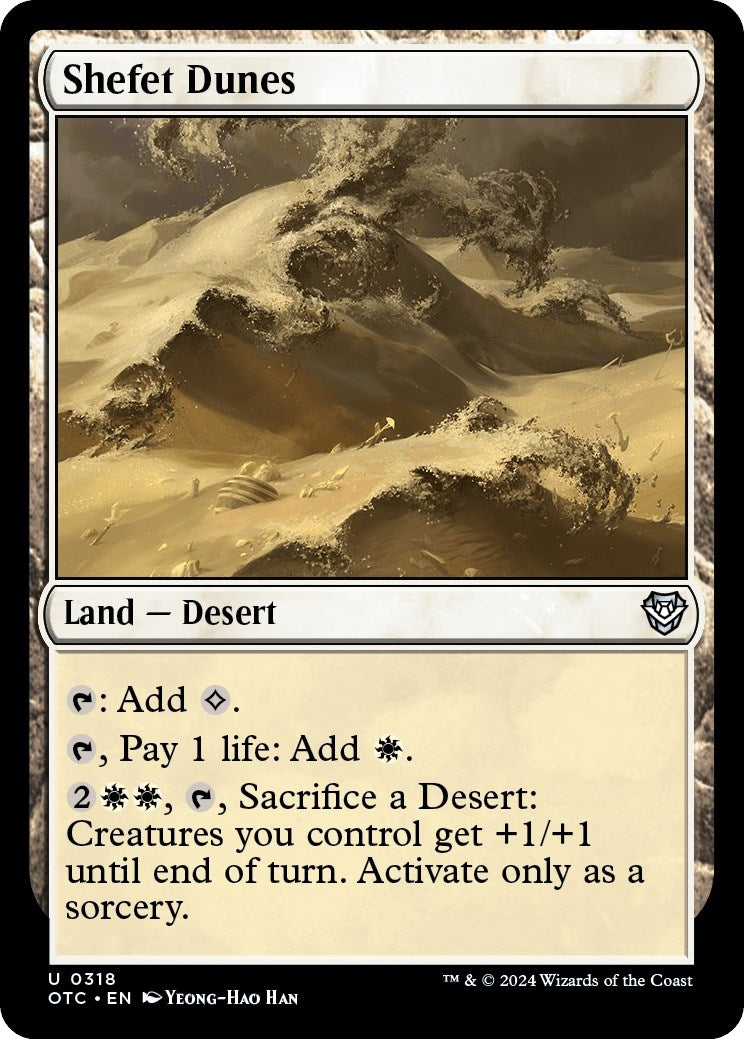 Image for Shefet Dunes (318) [Outlaws of Thunder Junction] - Magic: The Gathering