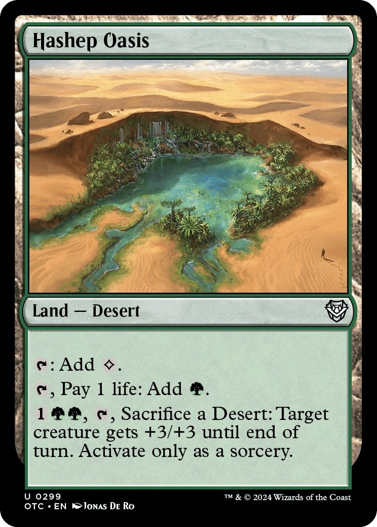 Image for Hashep Oasis (299) [Outlaws of Thunder Junction] - Magic: The Gathering