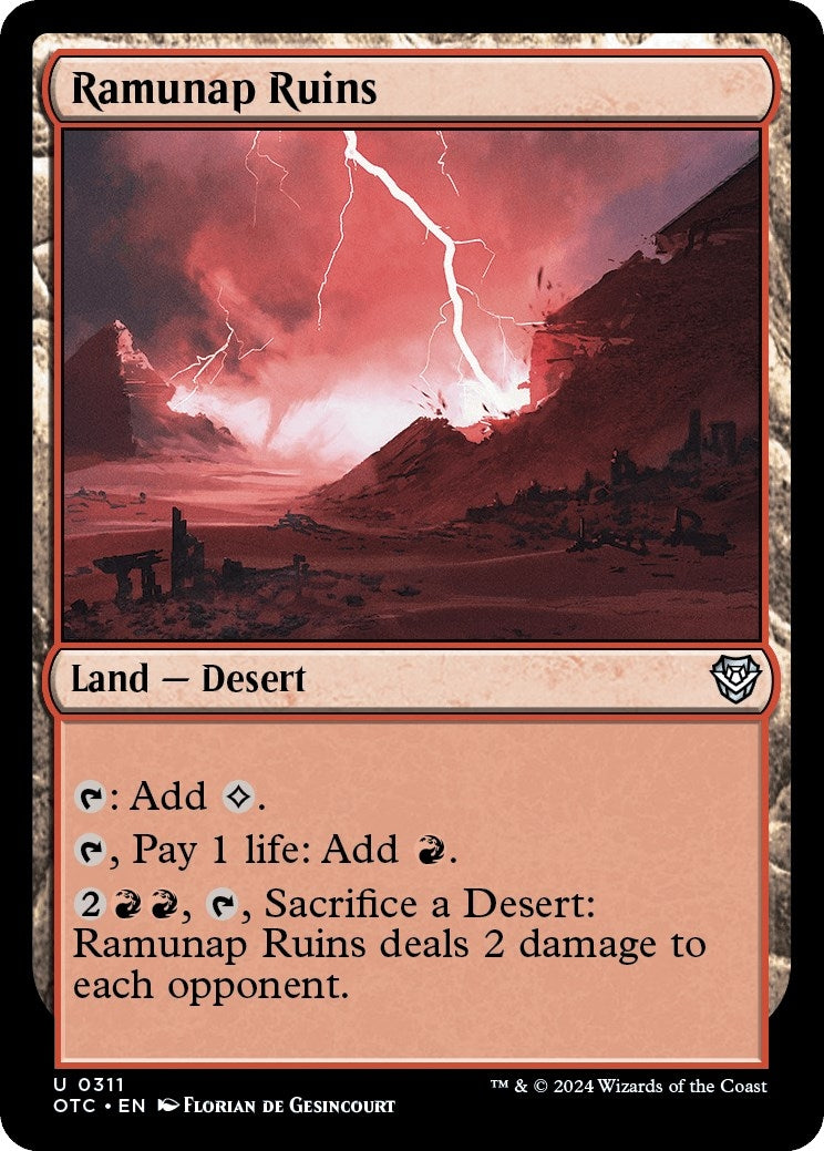 Image for Ramunap Ruins (311) [Outlaws of Thunder Junction] - Magic: The Gathering