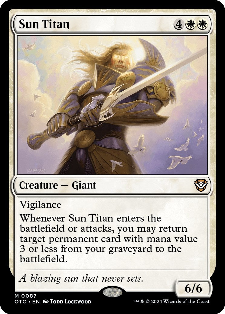 Image for Sun Titan (87) [Outlaws of Thunder Junction] - Magic: The Gathering