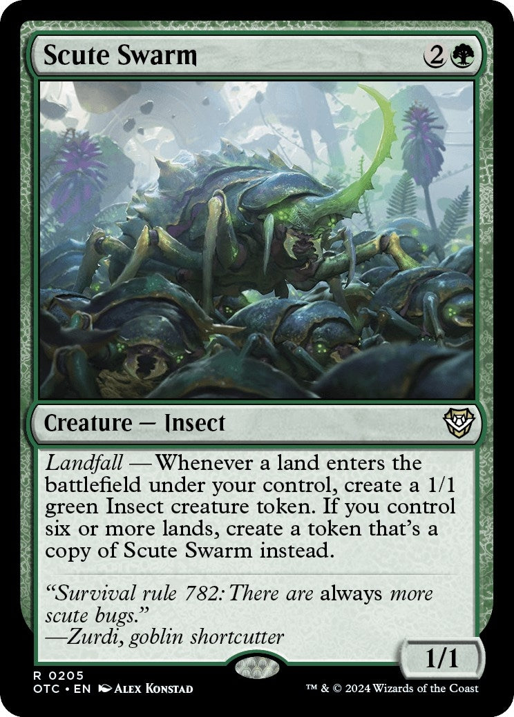 Image for Scute Swarm (205) [Outlaws of Thunder Junction] - Magic: The Gathering