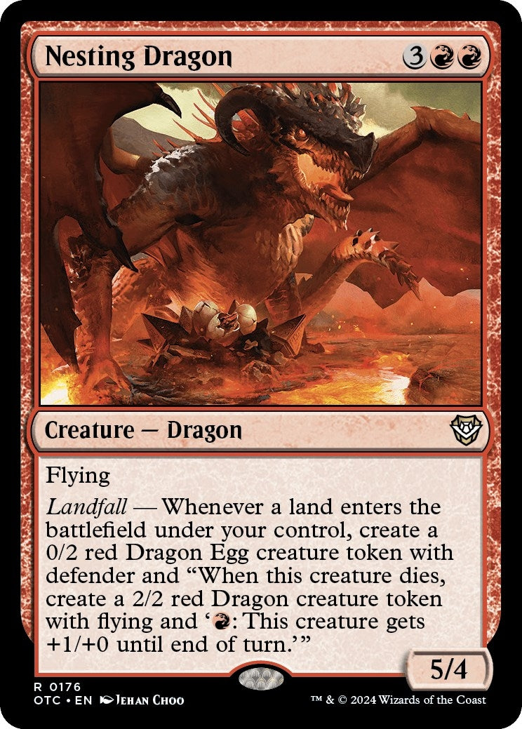 Image for Nesting Dragon (176) [Outlaws of Thunder Junction] - Magic: The Gathering
