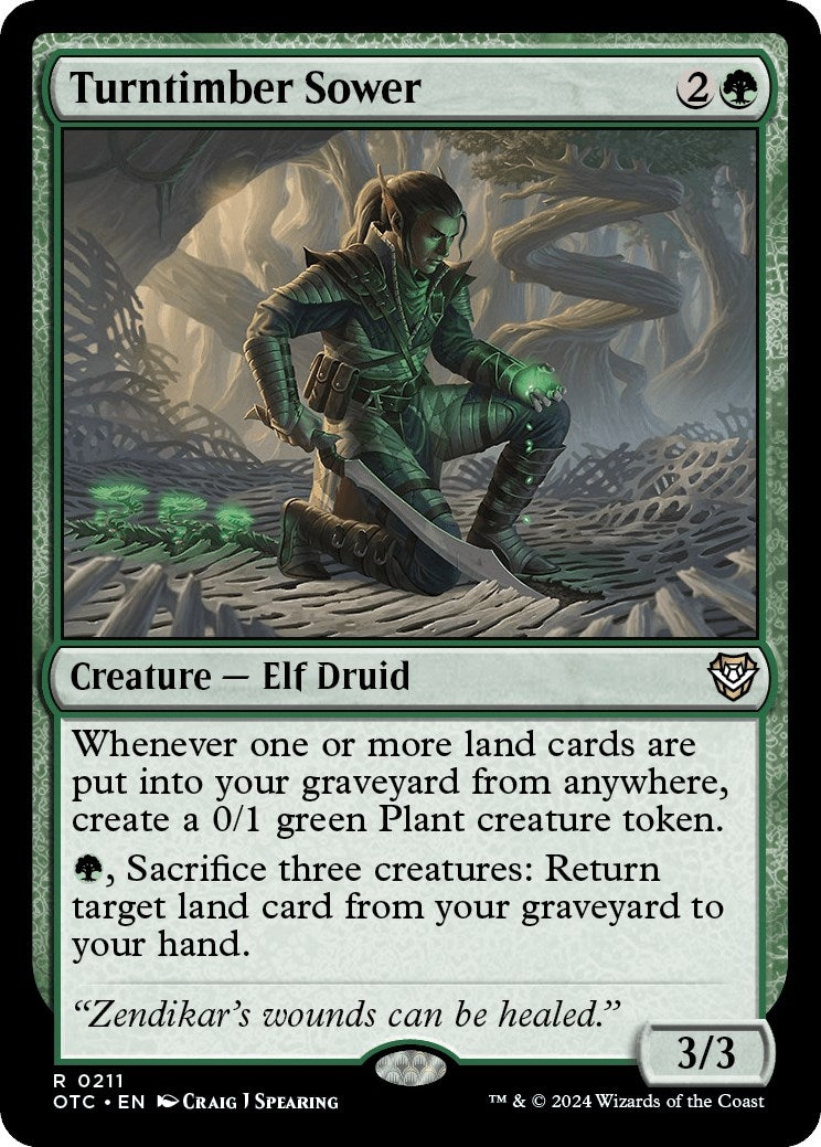 Image for Turntimber Sower (211) [Outlaws of Thunder Junction] - Magic: The Gathering