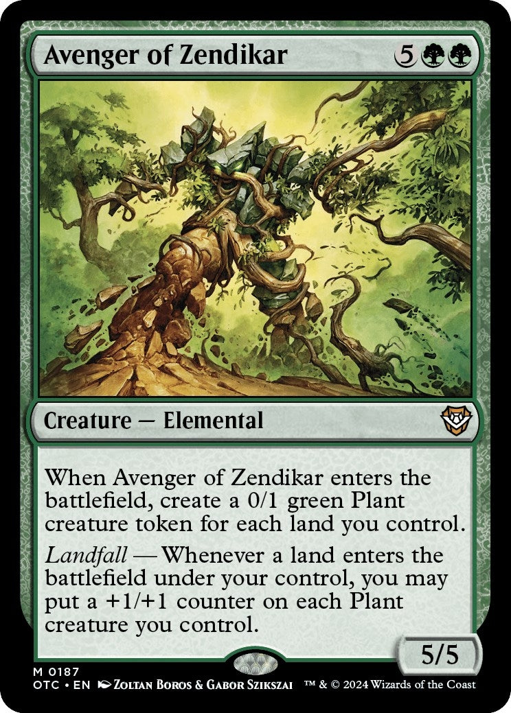 Image for Avenger of Zendikar (187) [Outlaws of Thunder Junction] - Magic: The Gathering