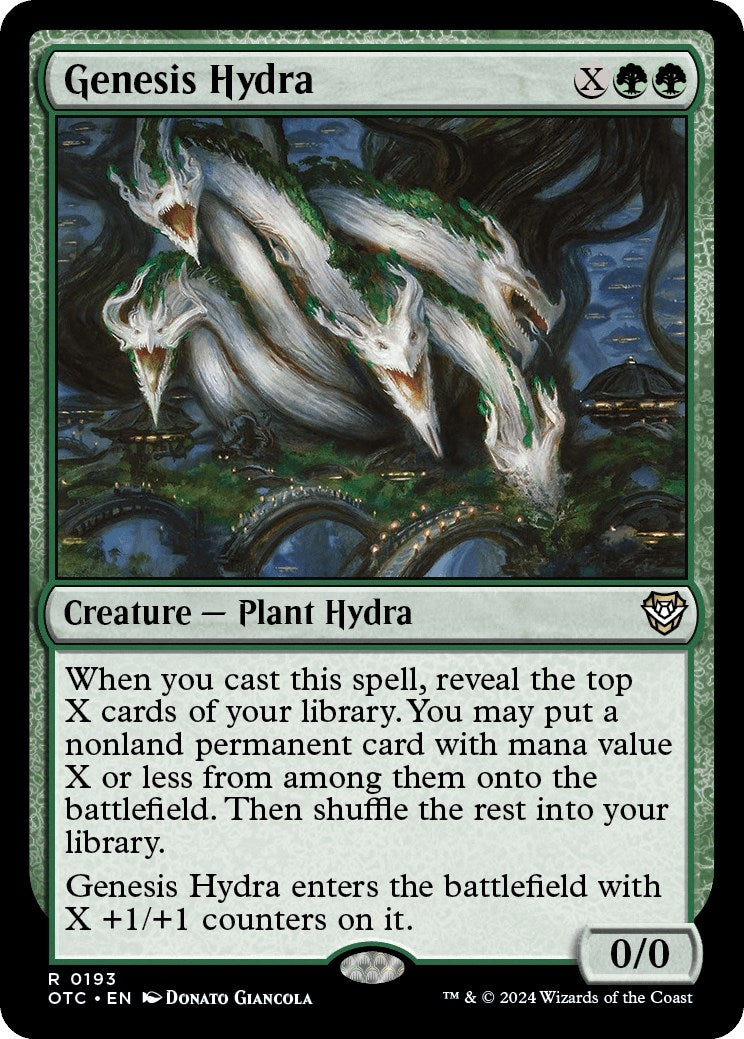 Image for Genesis Hydra (193) [Outlaws of Thunder Junction] - Magic: The Gathering