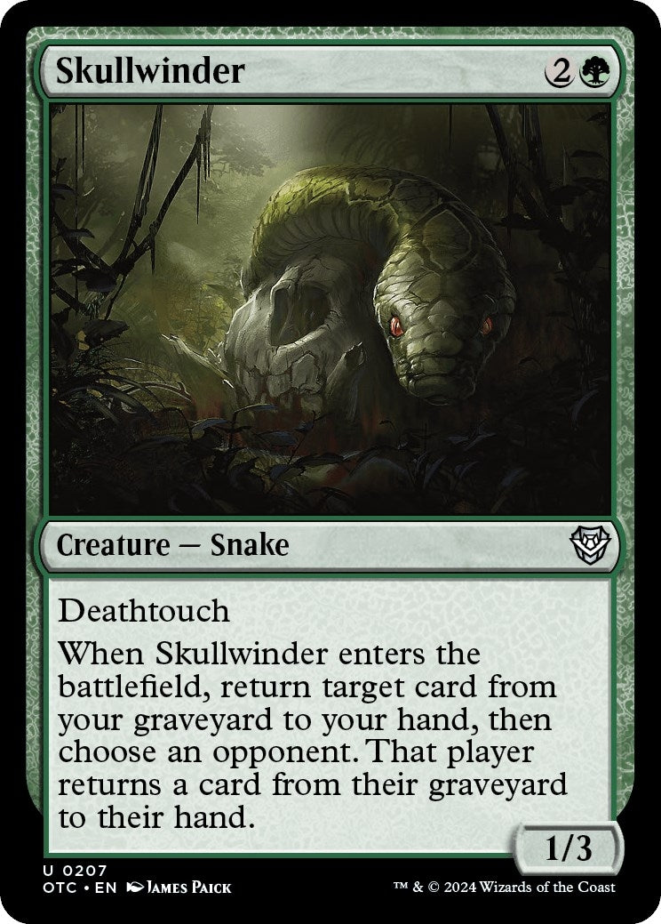 Image for Skullwinder (207) [Outlaws of Thunder Junction] - Magic: The Gathering