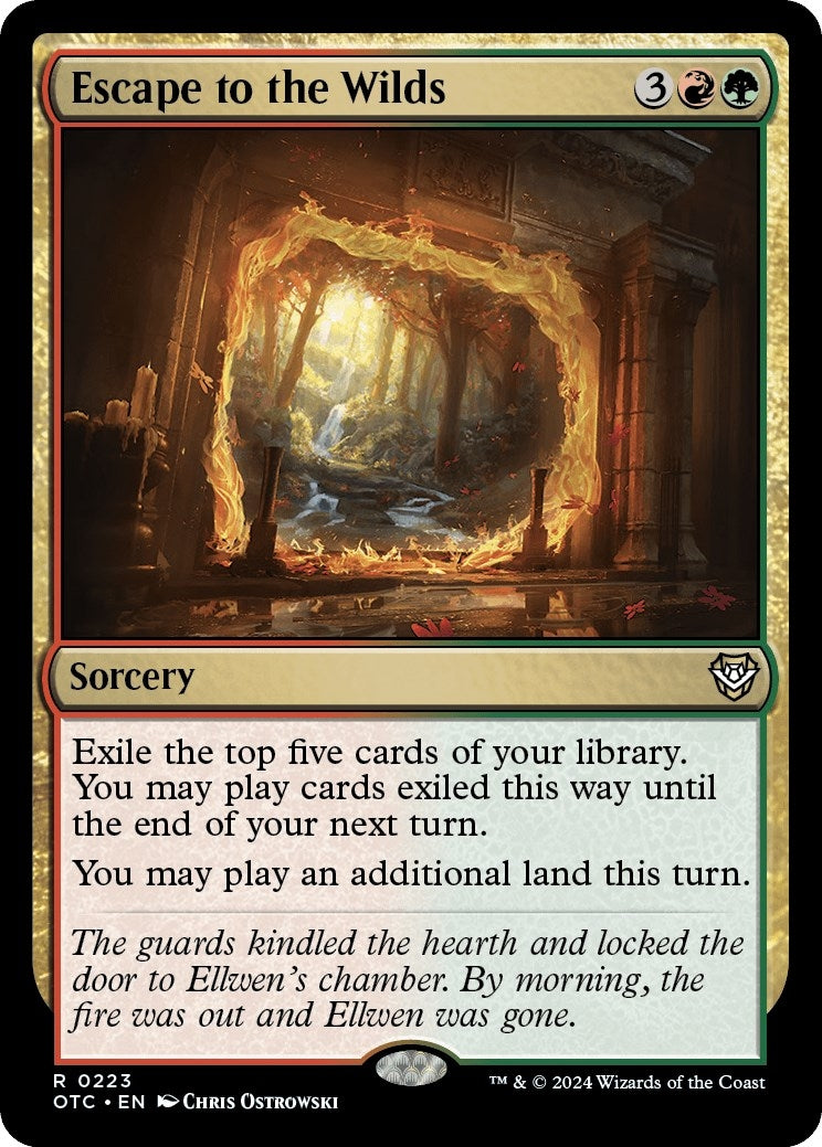 Image for Escape to the Wilds (223) [Outlaws of Thunder Junction] - Magic: The Gathering