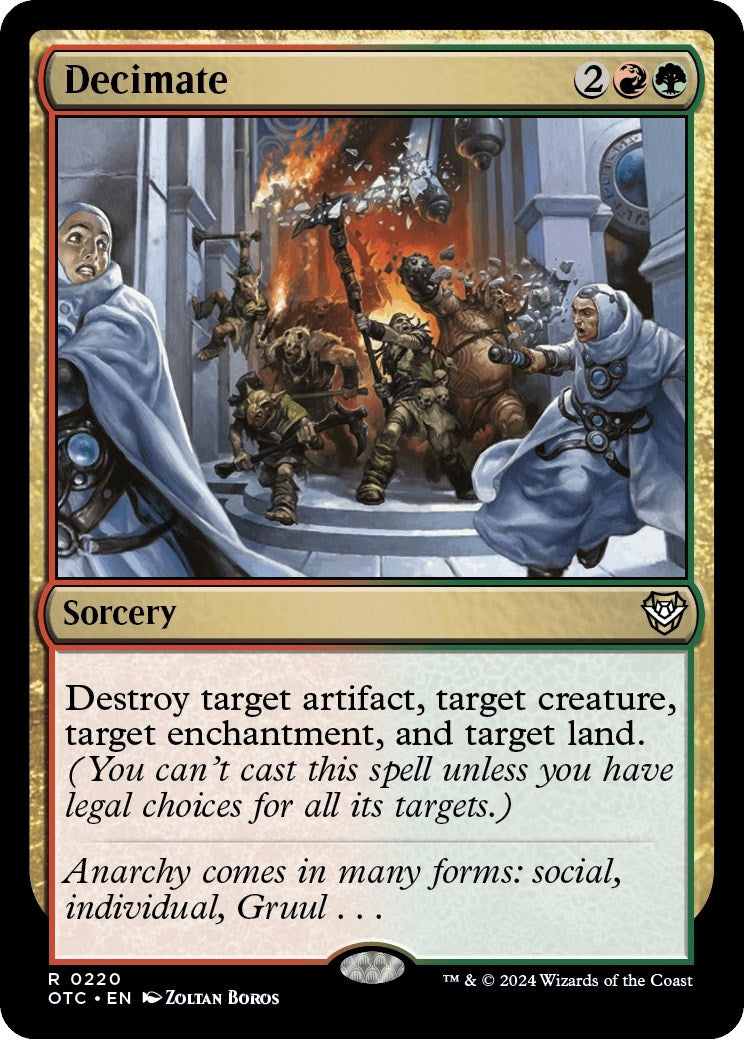 Image for Decimate (220) [Outlaws of Thunder Junction] - Magic: The Gathering