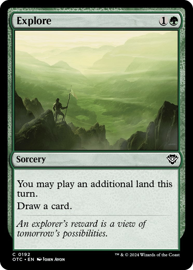 Image for Explore (192) [Outlaws of Thunder Junction] - Magic: The Gathering