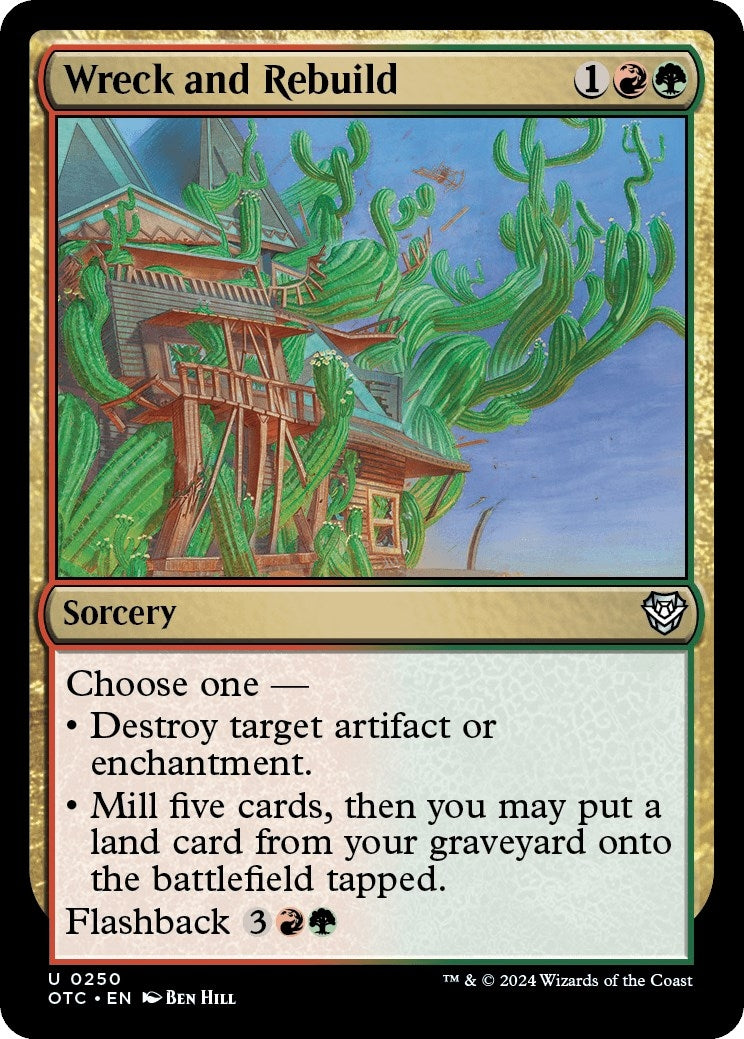 Image for Wreck and Rebuild (250) [Outlaws of Thunder Junction] - Magic: The Gathering