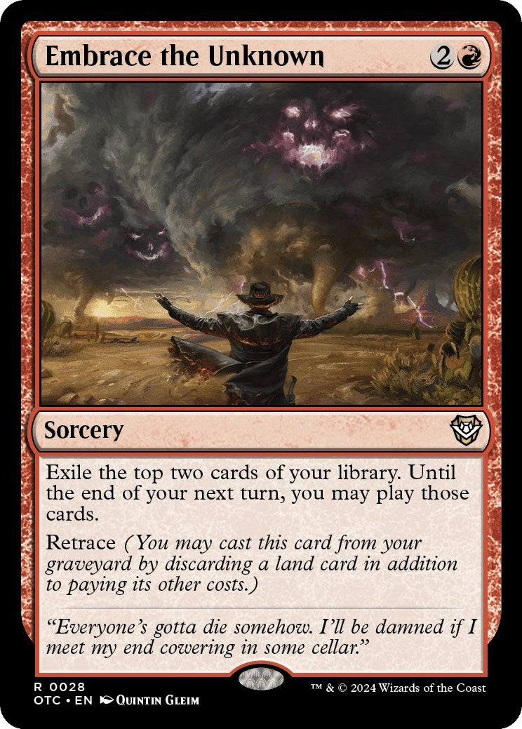 Image for Embrace the Unknown (28) [Outlaws of Thunder Junction] - Magic: The Gathering