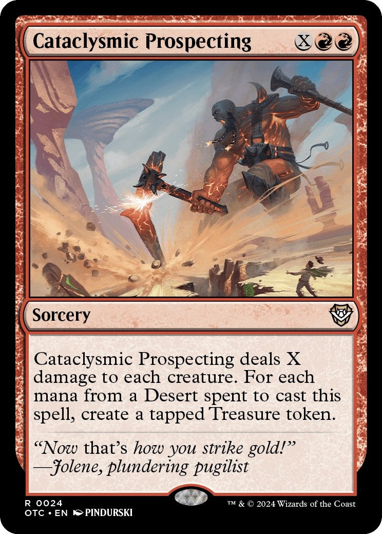 Image for Cataclysmic Prospecting (24) [Outlaws of Thunder Junction] - Magic: The Gathering