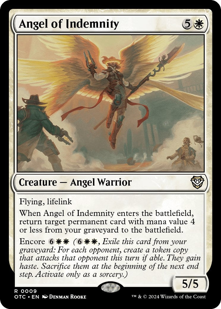 Image for Angel of Indemnity (9) [Outlaws of Thunder Junction] - Magic: The Gathering