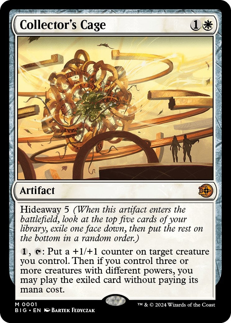 Image for Collector's Cage (1) [Outlaws of Thunder Junction: The Big Score] - Magic: The Gathering